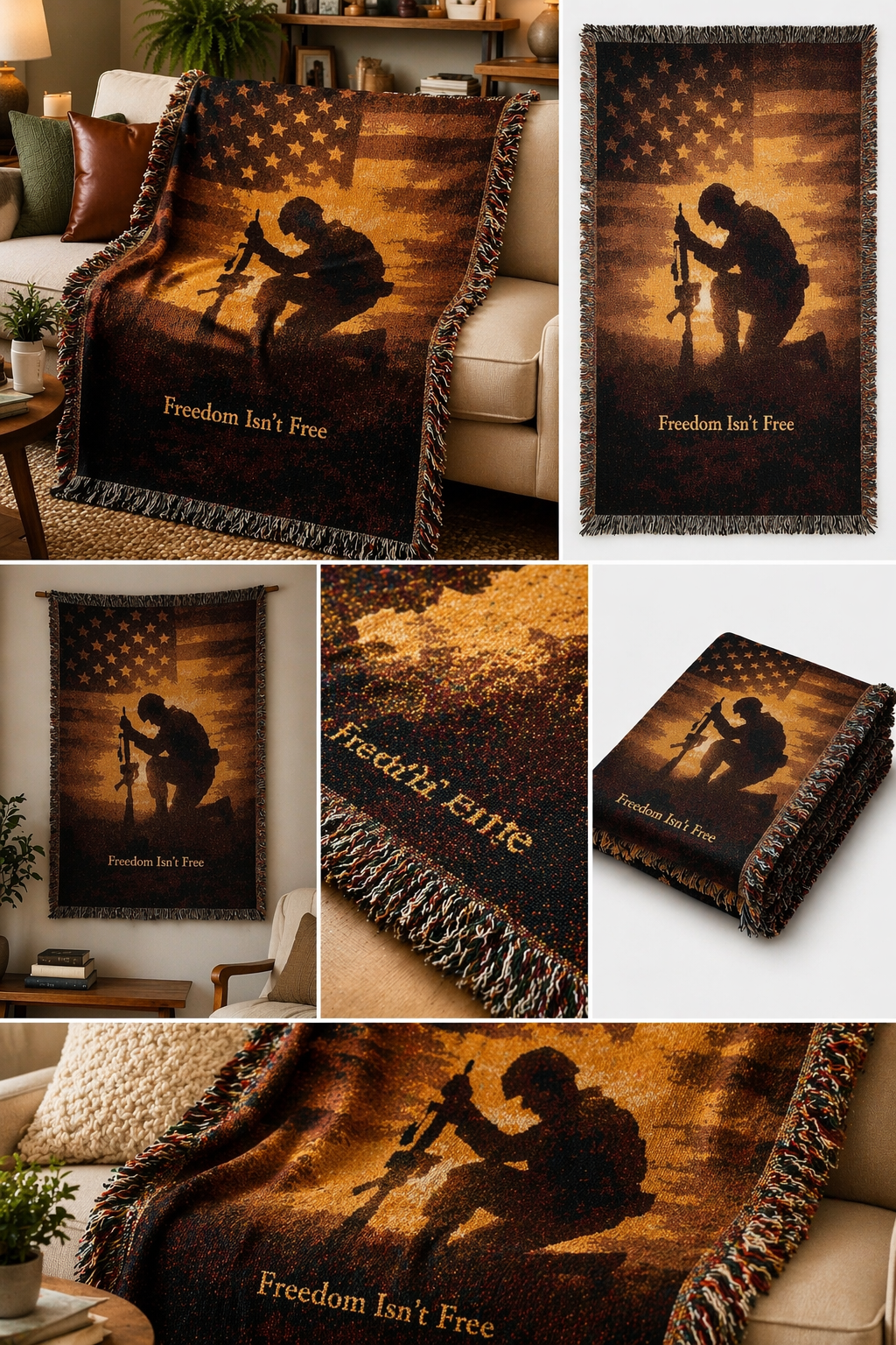 Freedom Fabric Woven Art Collection