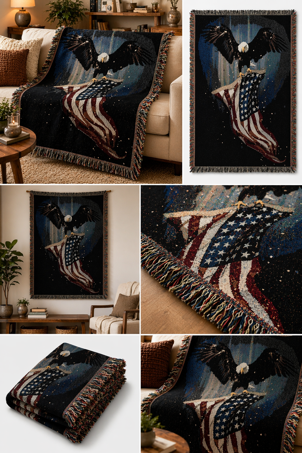 Freedom Fabric Woven Art Collection