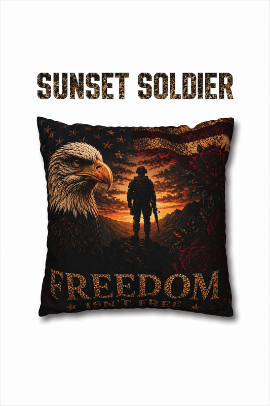 Sunset Soldier Pillow