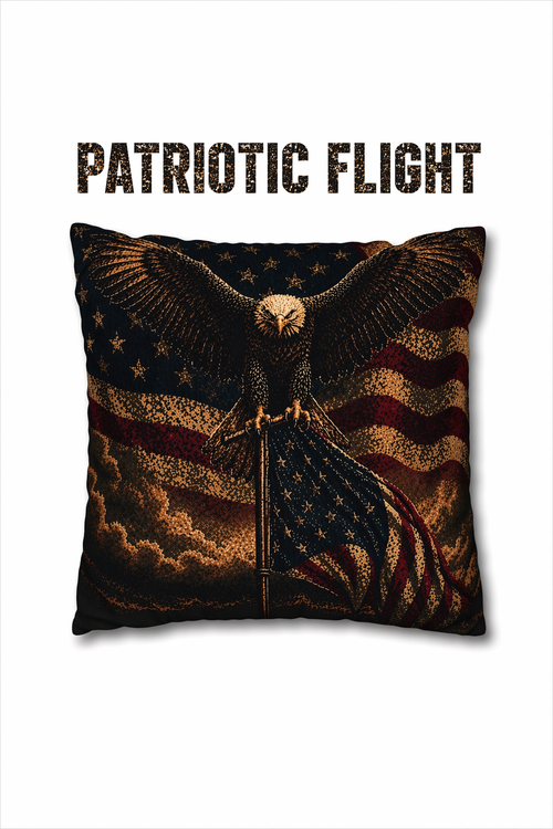 Patriotic Flight Pillow